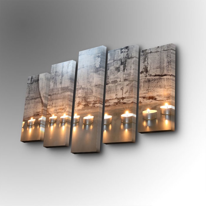 Wallity Cuadro Decorativo en Lienzo 5 Piezas 5PUC-138 Wallity Cuadro Decorativo en Lienzo 5 Piezas 5PUC-138